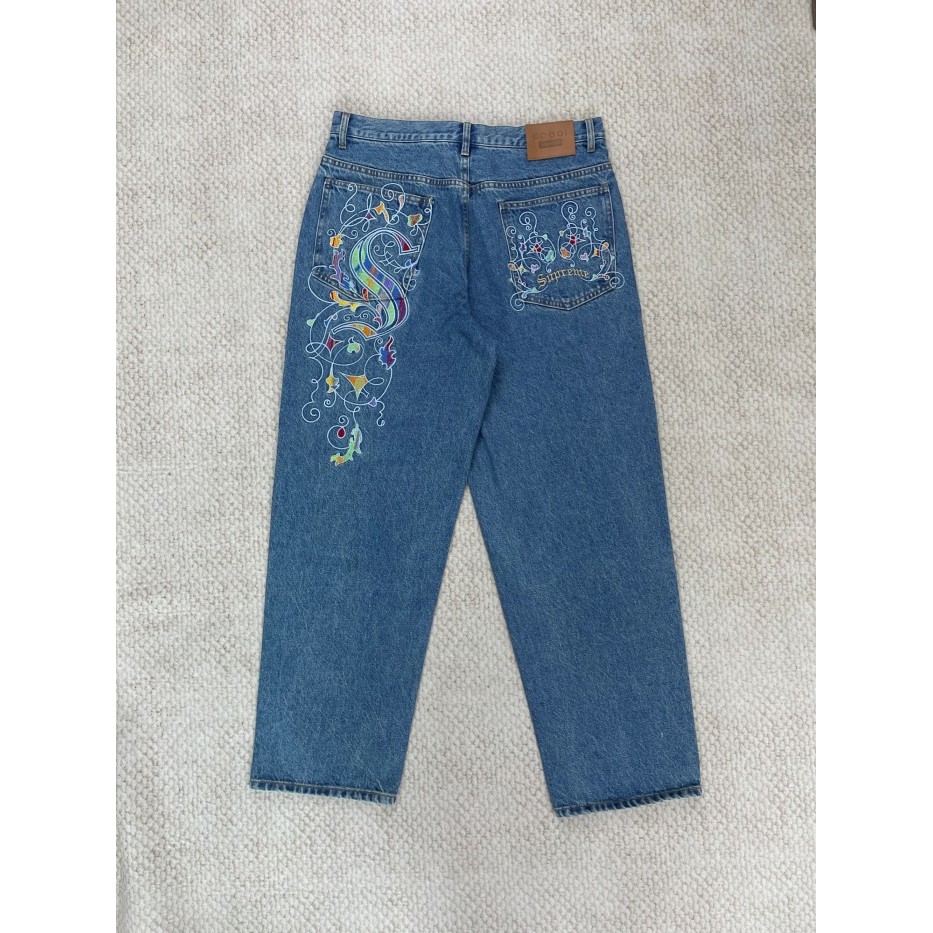 Supreme Coogi Baggy Jeans - Blue