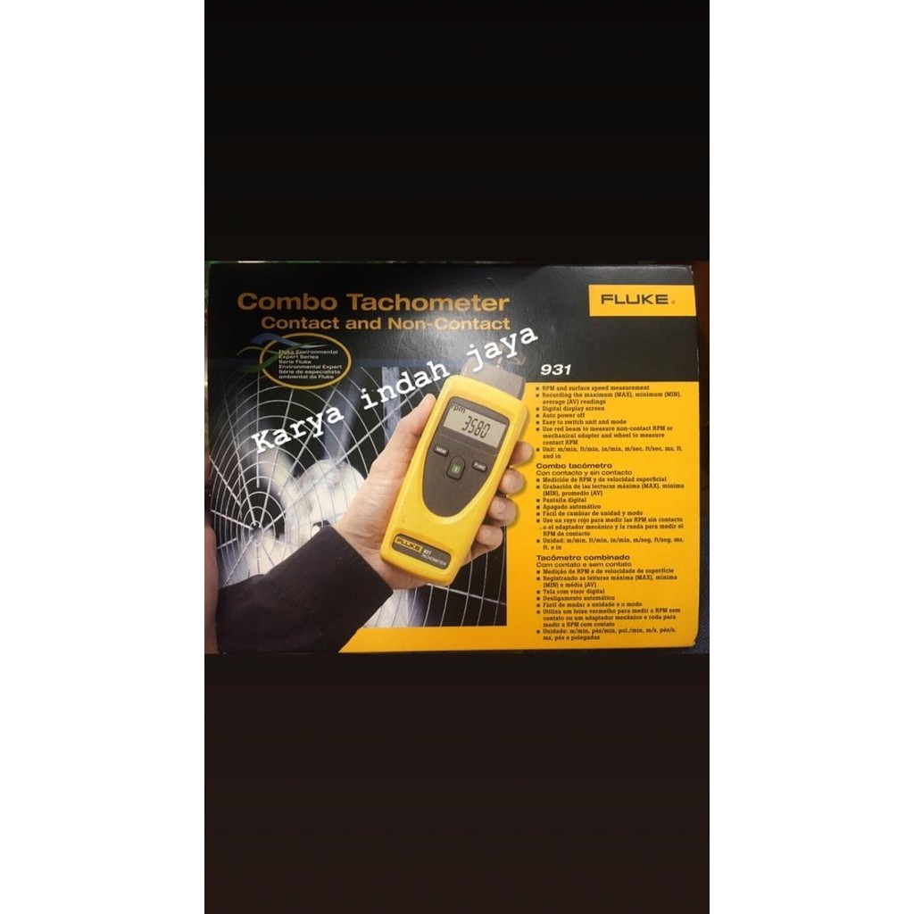 Code Tachometer Fluke 931 Ready