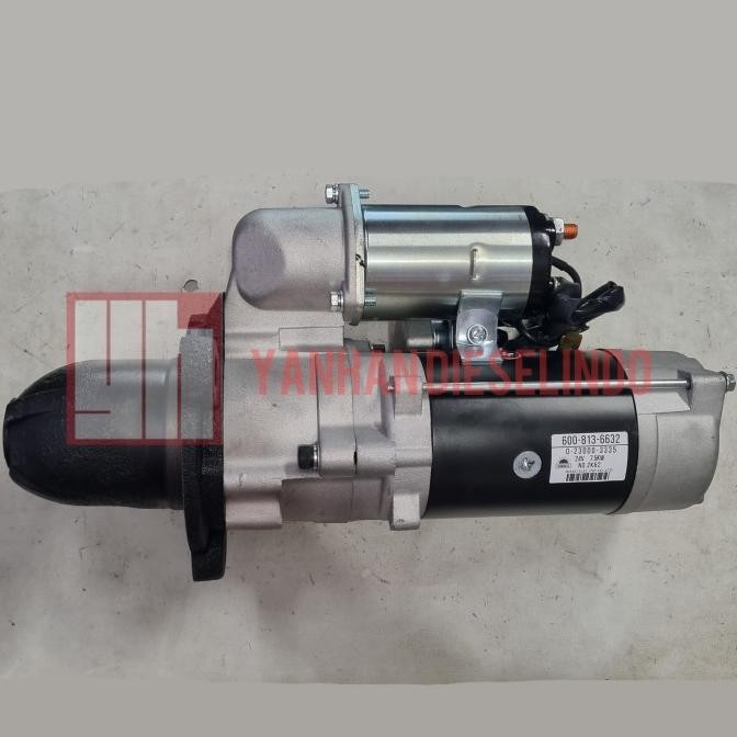 Dinamo Starter Komatsu WA470-5 PC450 600-813-6632 Nikko 0-23000-3335 12T 24V