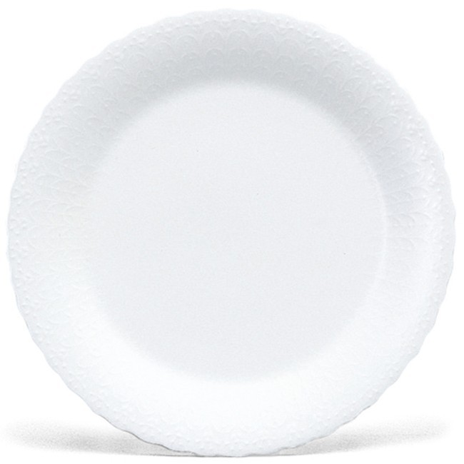 NARUMI SILKY WHITE 9072-1544 27CM DINNER PLATE