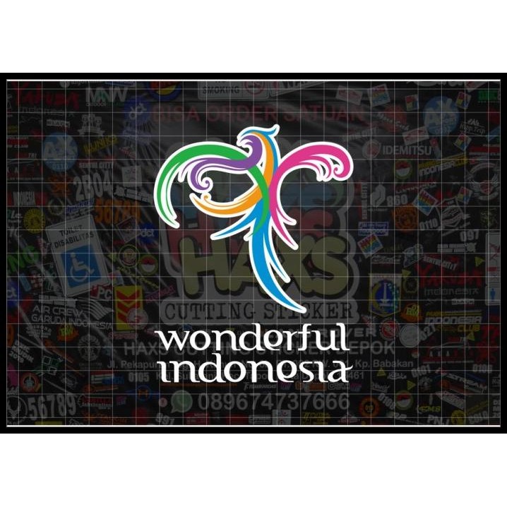 

GRATIS ONGKIR CUTTING STICKER WONDERFUL INDONESIA UKURAN 8,5 CM !!!!!