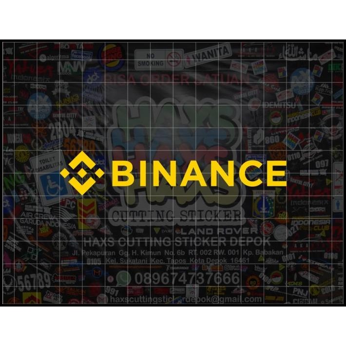 

GRATIS ONGKIR CUTTING STICKER BINANCE KECIL !!!!