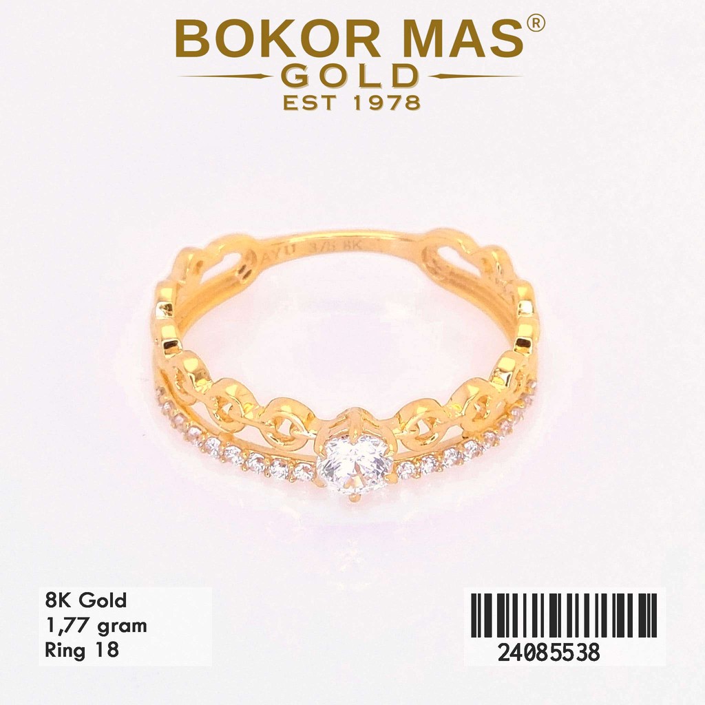 Cincin Permata Emas 375 8K 24085538 - BokorMas Gold