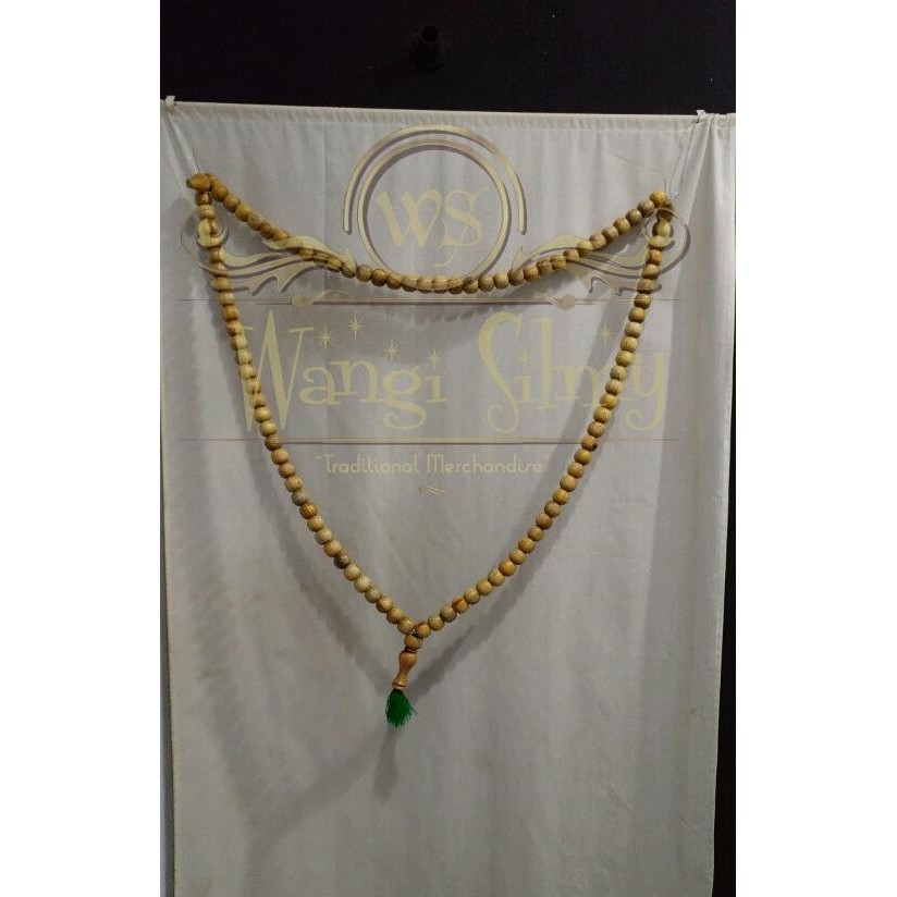 Ready Stock  Tasbih Kayu Hiasan Dinding Diameter 30mm - Tasbih Jumbo Hiasan