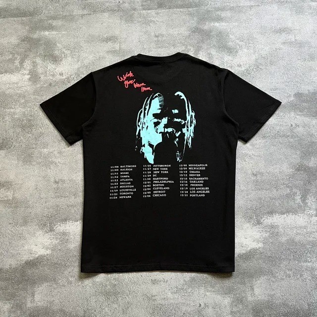 Travis Scott Astroworld Tour Tee Black