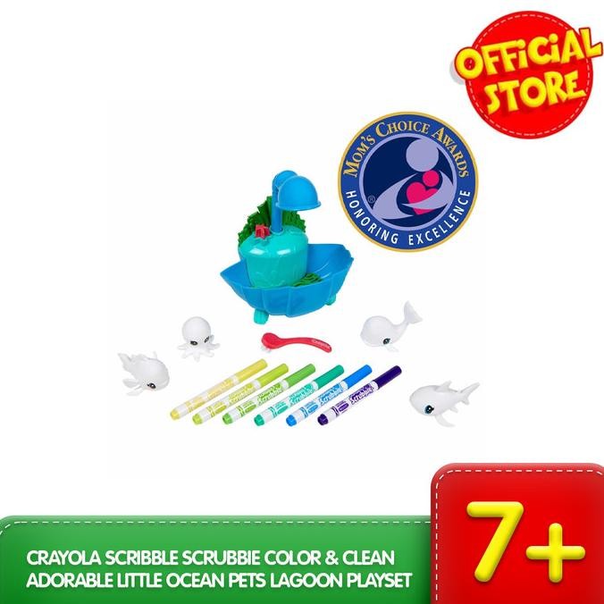 

Crayola Scribble Scrubbie Color & Clean Adorable Little Ocean Pets