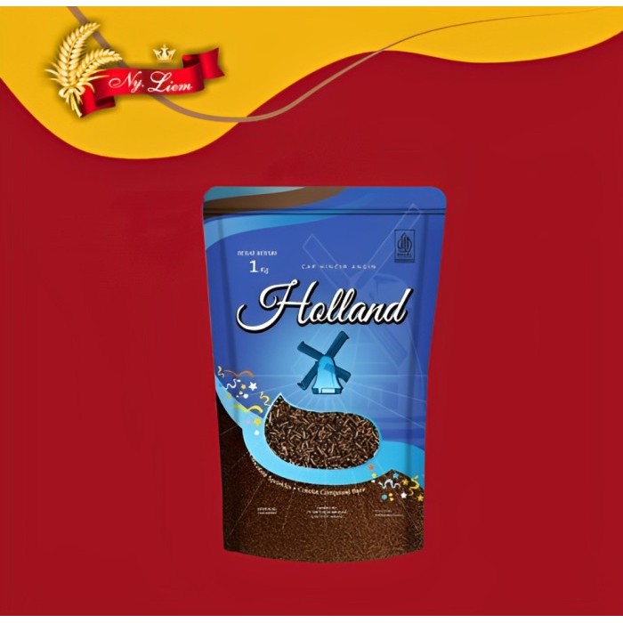 

Kincir Angin Holland Chocolate Sprinkle / Meises / Meses 1 Kg