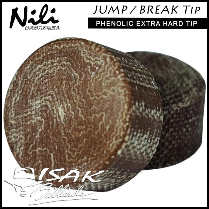 Nili Phenolic Jump Break Tip - Hard Jb Cue Tips Loncat Billiard Stick