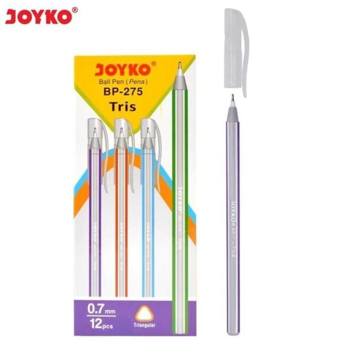 

Barang Terbaru ! Ball Pen / Pulpen / Pena Joyko BP-275 / Tris / 1 BOX 12 PCS / 0.7mm