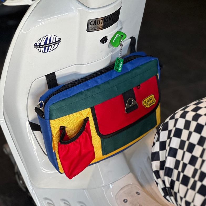 Tas Bagasi Vespa Mix Color Vespa Sprint Primavera S Lx Original