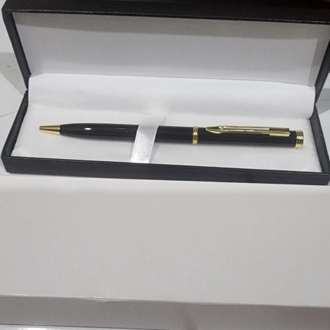 

Terlaris ! Pulpen Eksklusif Paku Medium Free Grafir Logo / Nama + Box Souvenir Promosi