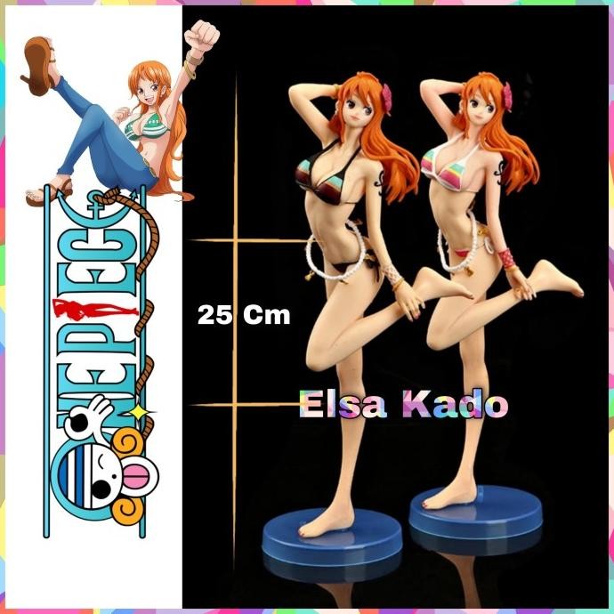 Nami One Piece Figure Bikini Seksi Beautyful Swimsuit