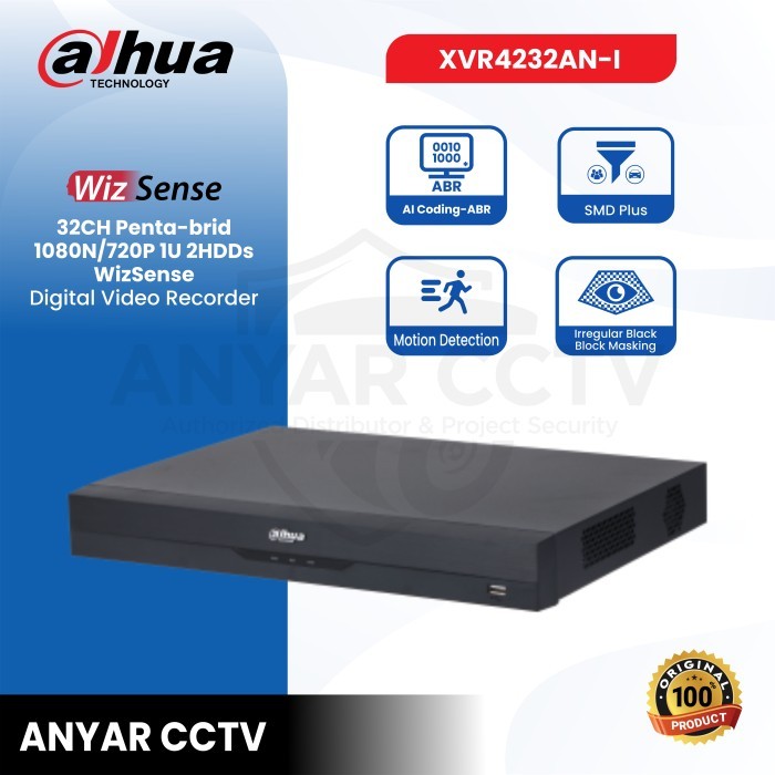 TERMURAH - DAHUA XVR 32CH XVR4232AN-I DAHUA 32 CHANNEL XVR4232AN I
