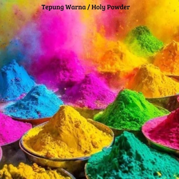 

HARGA DISC - Tepung Warna Warni / Holy Powder / Colour Run
