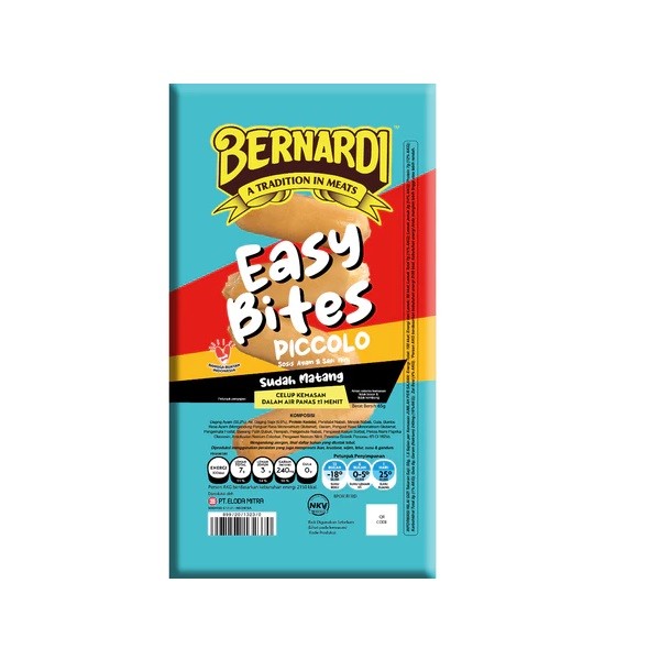 

BERNARDI EASY BITE PICCOLO SOSIS AYAM & SAPI 65 GR