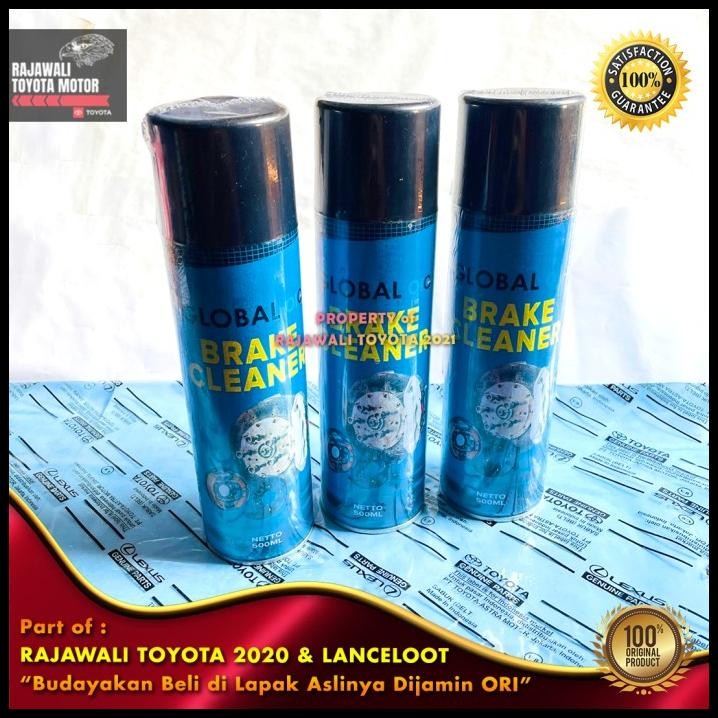TERBARU SPRAY CAIRAN PEMBERSIH KAMPAS REM GLOBAL OIG BRAKE CLEANER 500ML PROFESSIONAL USE NEW 100% O