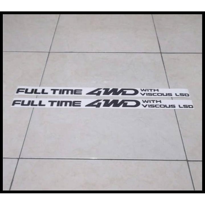 

GRATIS ONGKIR STICKER FULL TIME 4WD WITH VISCOUS LSD !