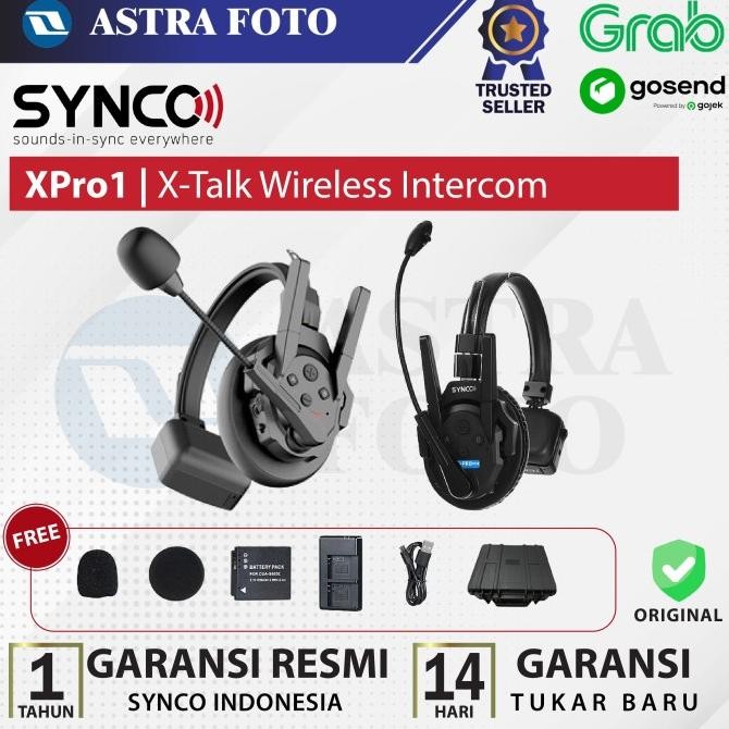 Sale Synco Xtalk Xpro1 Wireless Intercom Master/Remote Headset (2.4 Ghz)