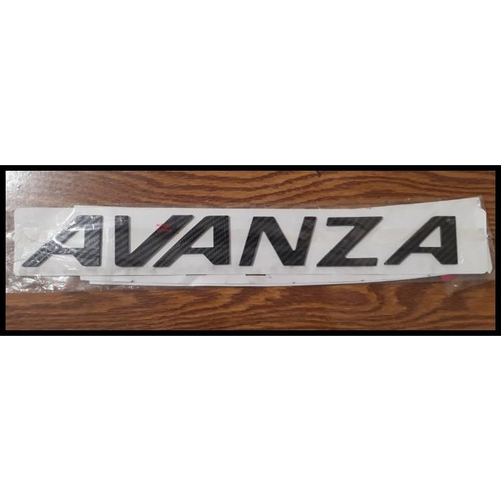 HOT DEAL EMBLEM KAP MESIN AVANZA CARBON 