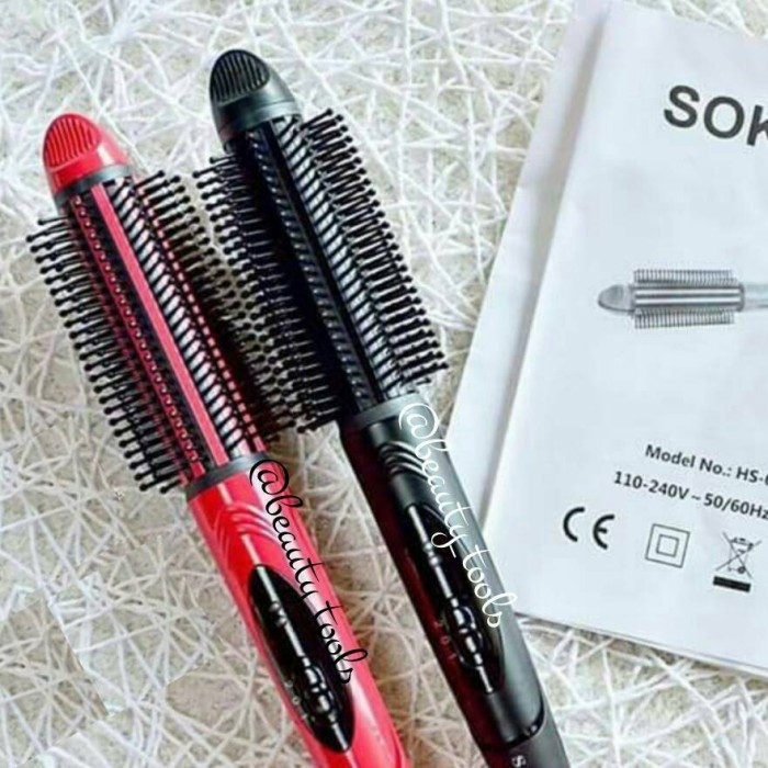 Sokany 2In1 Catok Sisir Blow Lurus Curly