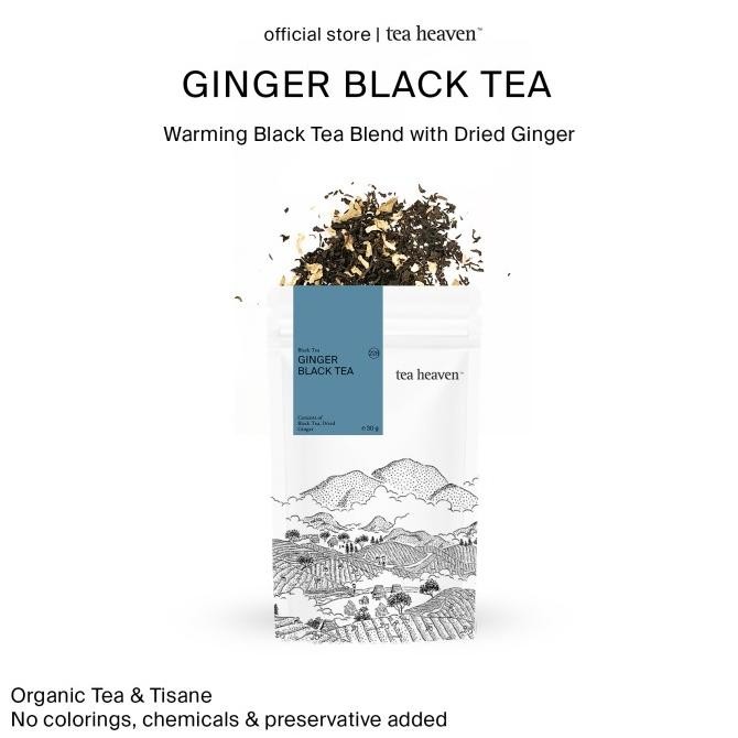 Siap Kirim Ginger Black Tea Teh Hitam Jahe Premium Cafe Artisan Tea Heaven