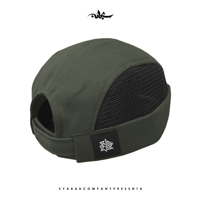 Peci Topi Miki Hat 5 Panel Peci Brimless Cap Premium Mikihat Kopiah Pria - All-ARMY songkok hitam ko