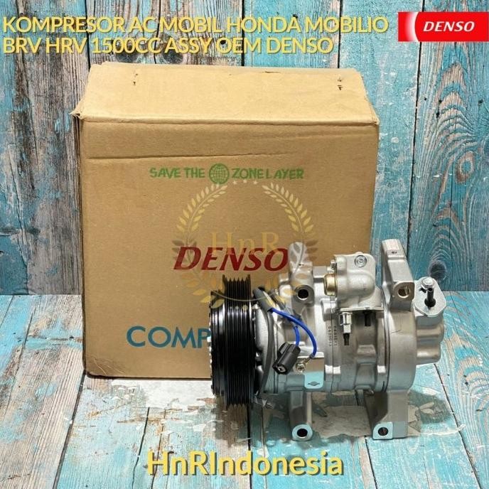 Kompresor Ac Mobil Mobilio Brv Brio Hrv 1500Cc Jazz Rs Denso Assy