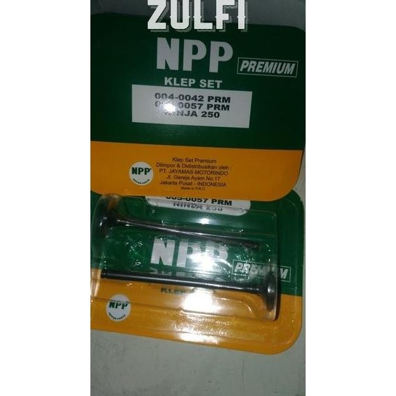 ORI VALVE IN EX NINJA 250 PAYUNG KLEP SET NINJA 250 KARBU 4 PCS