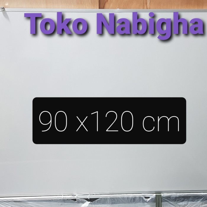 

TERBARU Papan Tulis 90x120 Whiteboard & Blackboard 2 sisi