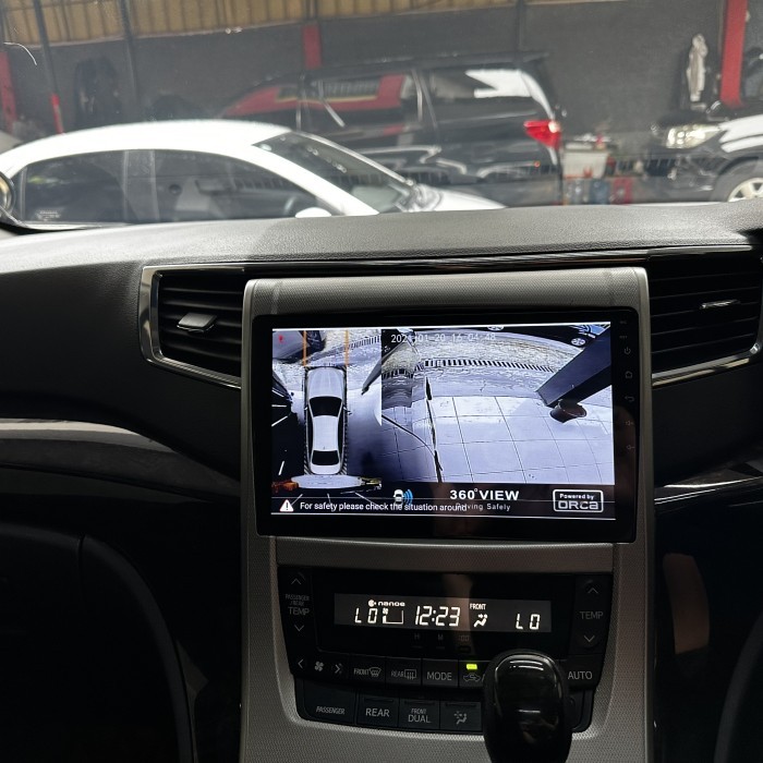 Aksesoris Mobil Paket Upgrade Headunit Android + 360 Untuk Alphard Vellfire