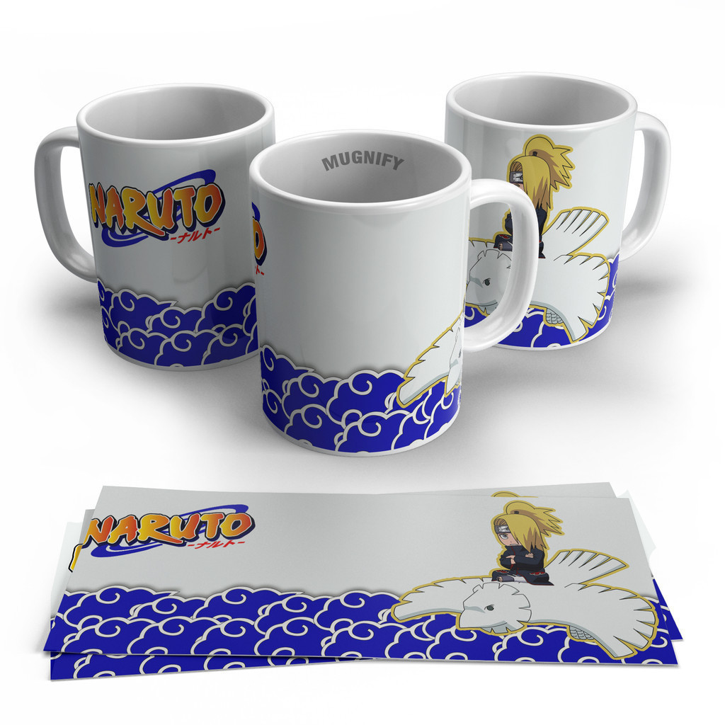 Gelas Mug Bergambar Naruto | Kado Hadiah Gelas Mug Kartun Naruto