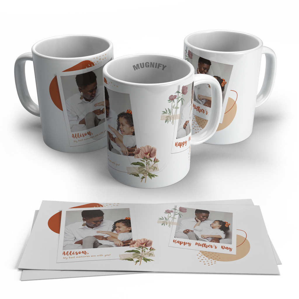 Gelas Mug Custom Ayah, Ibu, dan Anak-anak | Hadiah Foto Keluarga Unik