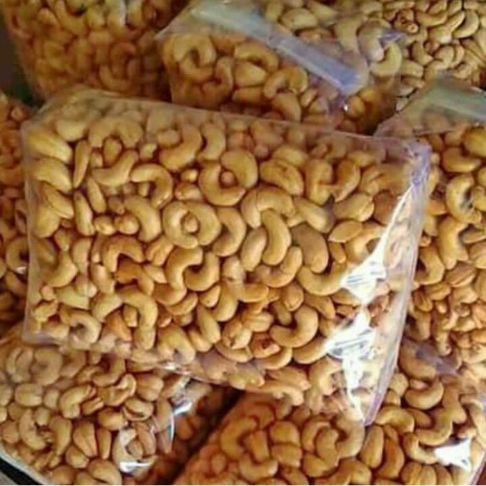 

Ready Kacang Mede Mete Panggang Oven Rasa Asin Bawang