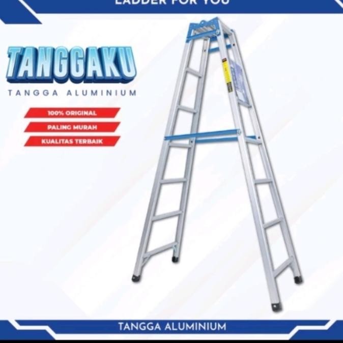 TANGGA LIPAT ALUMINIUM 1,5 METER JUMBO ALEXANDER  / TANGGA LIPAT ALUMINIUM MURAH / TANGGA ALUMINIUM 