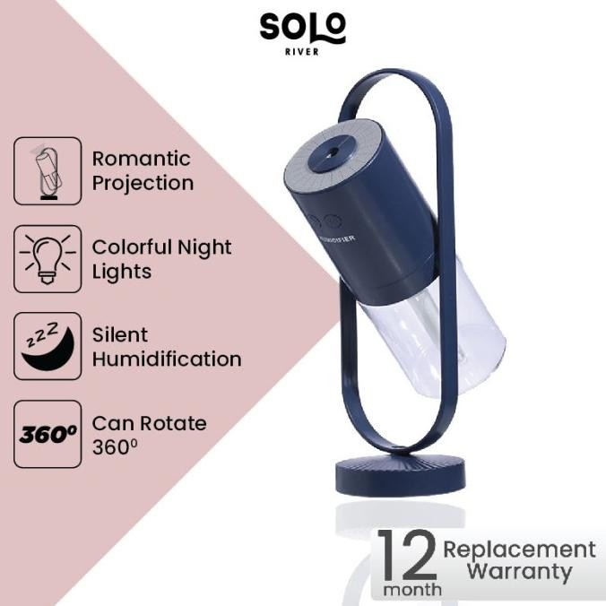 SOLO RIVER AIR PURIFIER HUMIDIFIER DIFFUSER PENGHARUM PELEMBAB RUANGAN