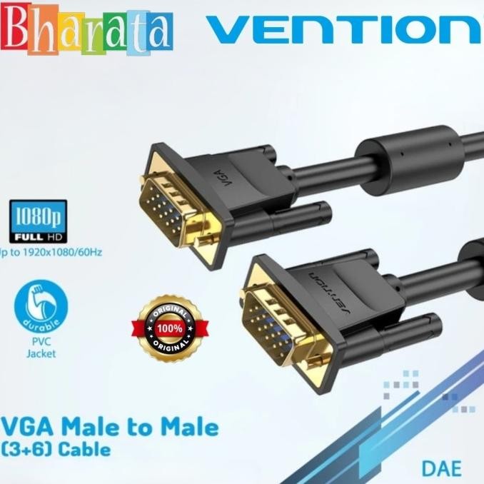 

Diskon! Vention DAE Kabel VGA 1M - 10M Male to Male Premium Shielded