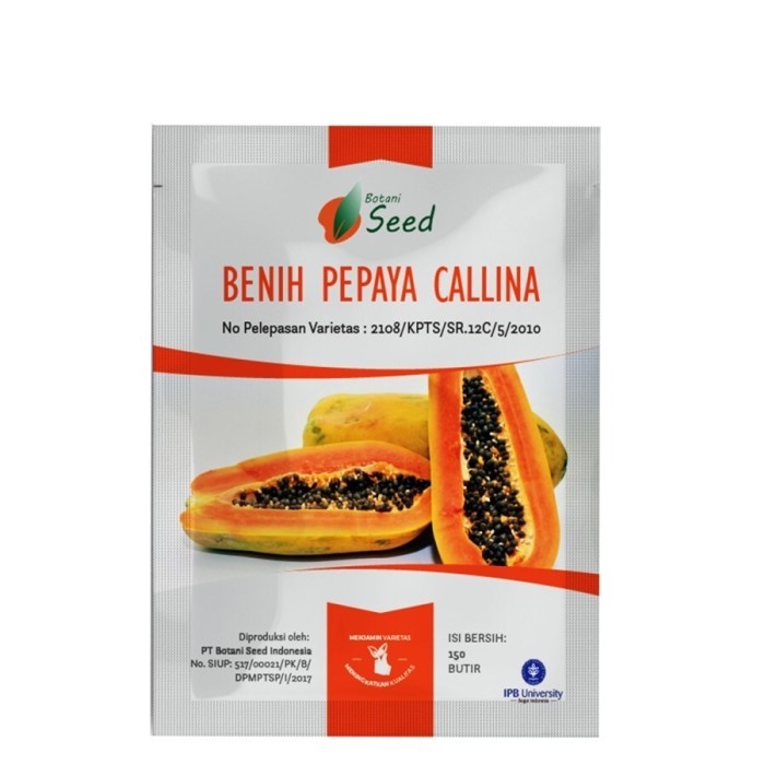 TERBARU Benih Pepaya Calina IPB/California Unggul Asli Bersertifikat 150 btr BISA GOSEND