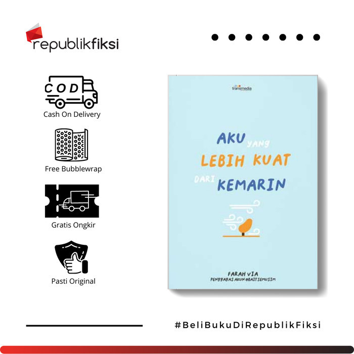 

Buku Aku Yang Lebih Kuat Dari Kemarin - Farah Via - Transmedia