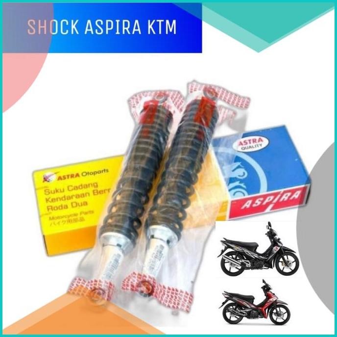 SHOCKBREAKER SHOCK BELAKANG ASPIRA KTM ORI MOTOR HONDA SUPRA X 125 FI