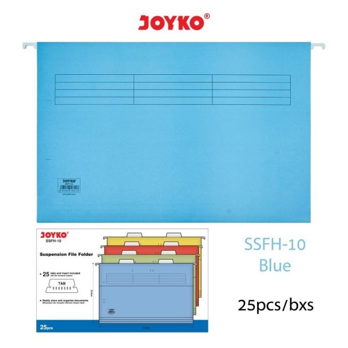 

Terlaris Suspension File Folder Hang Hanging Map Gantung Joyko Ssfh-10 Blue Ready Stok