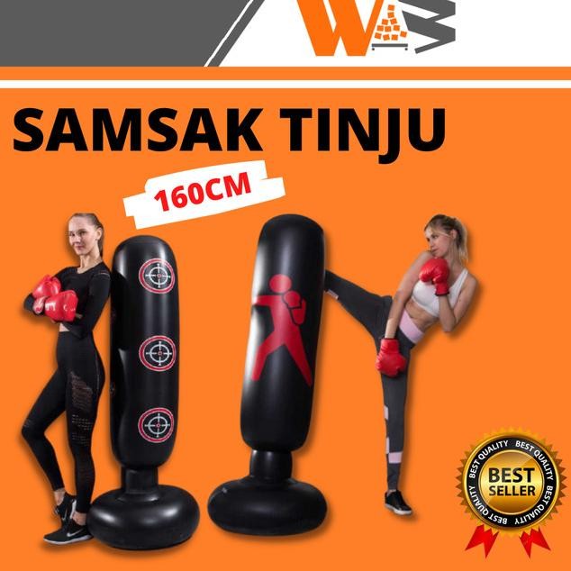 Samsak Tinju Berdiri Taeondo Karate Boxing Samsak Standing Anak D66