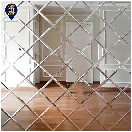 Cermin Kaca Dinding Bevel/Kaca Bevel/Cermin Bevel Harga Spesial