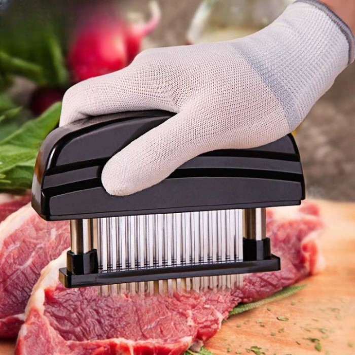 

NEW Alat Penghalus Penghancur Pelembut Daging Steak Tenderizer Beef BBQ