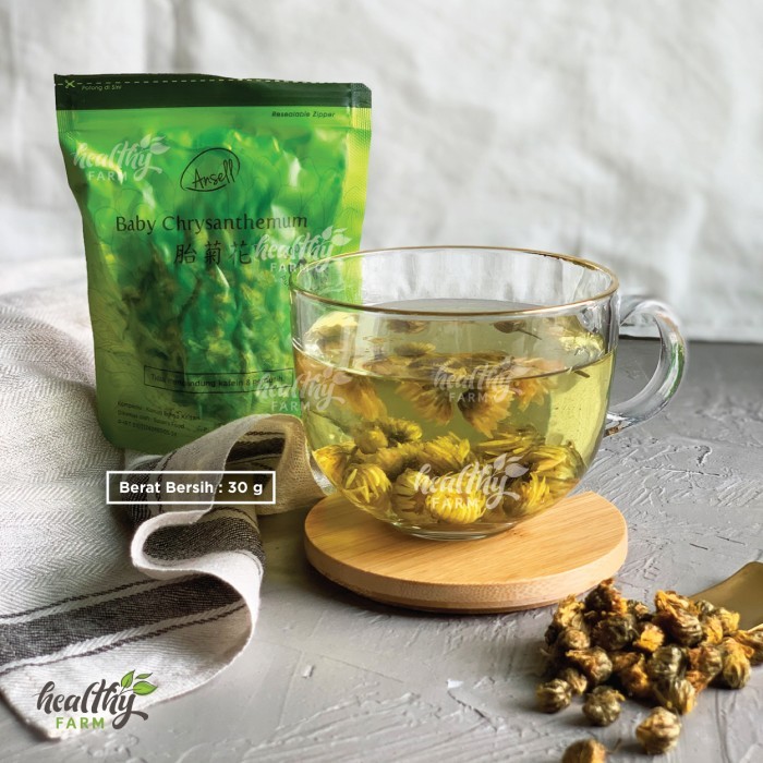 

Baby Chrysanthemum Ansell/Teh Bunga Krisan Baby/Baby Chrysant Pouch30G