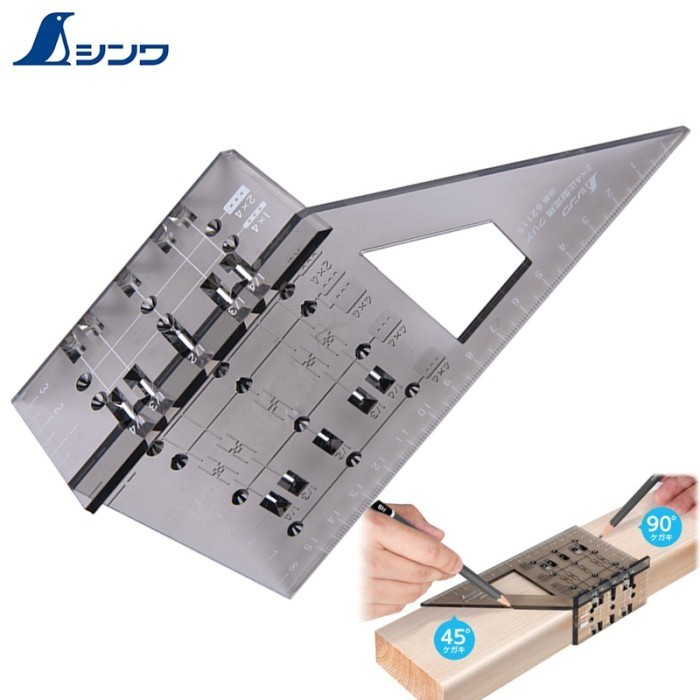 

Penggaris tetap bening 2mm x 4mm 62115 SHINWA Polycarbonate Ruler Clea