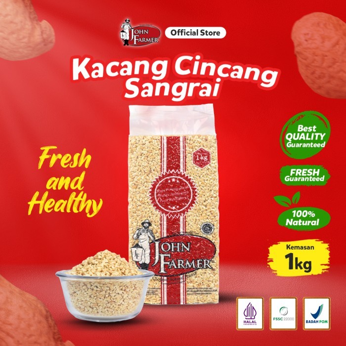 

MURAH Kacang Sangrai - John Farmer Chopped Roasted Peanut 1kg