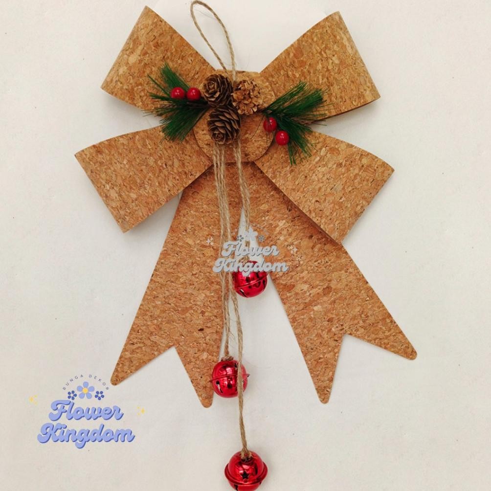 

CR - 30cm Jumbo Christmas Pita Premium Ornamen Pita Besar Hiasan Aksesoris Pohon Natal Garland Natal Dekorasi Christmas Hampers Natal Ornament TERLARIS