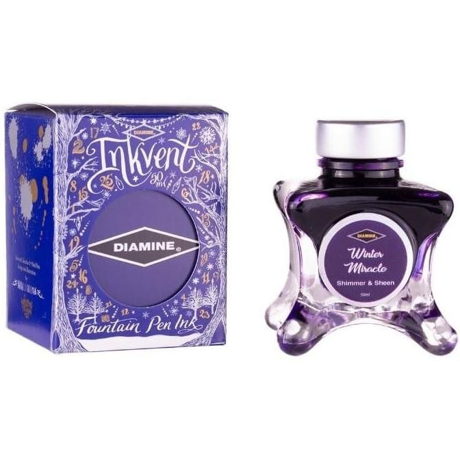 

Diamine Inkvent Blue Edition - Shimmering and Sheen (50ml)