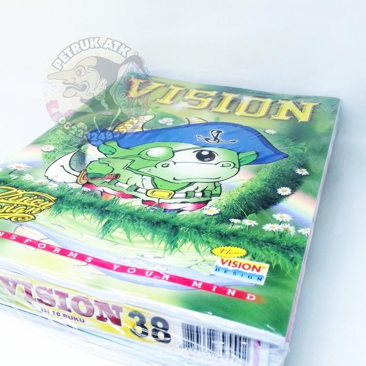 

Terbaru [Pak] Buku Tulis Vision Isi 38 Lembar (10 Pcs)