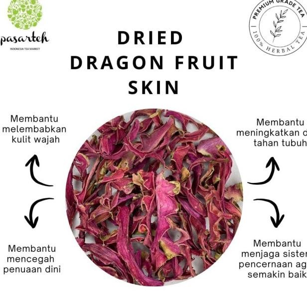 

[Pasarteh] Dried Dragon Fruit Skin | Kulit Buah Naga Kering
